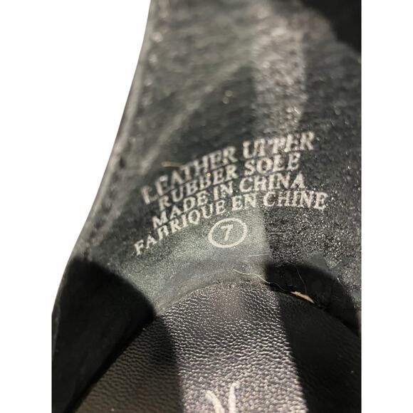 Jeffrey Campbell-Free People Black Leather Wedge Ankle-strap Heels- 7 - Picture 13 of 15